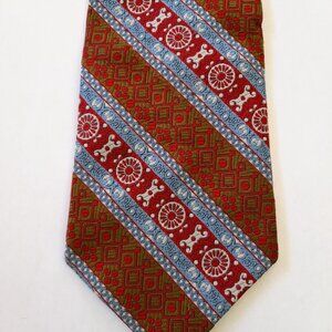Vintage Christian Dior Neck Tie Retro 1970s 70s Polyester Wide Necktie